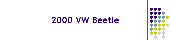 2000 VW Beetle